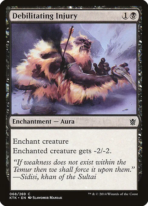 Debilitating Injury · Khans of Tarkir 68/293