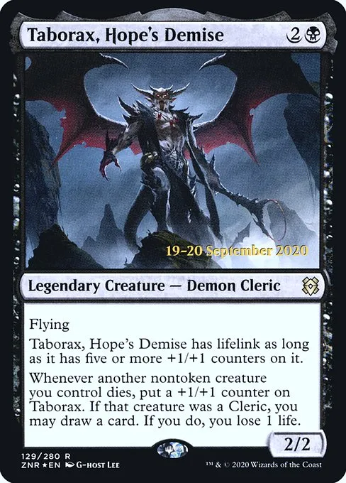 Taborax, Hope's Demise · Zendikar Rising Promos 129s/153
