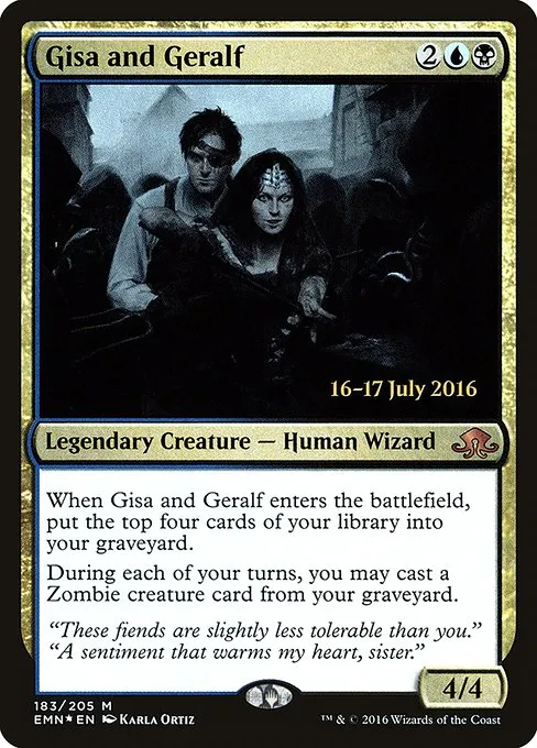 Gisa and Geralf · Eldritch Moon Promos 183s/77