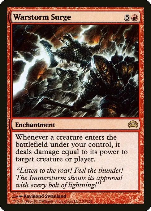 Warstorm Surge · Planechase 2012 54/156