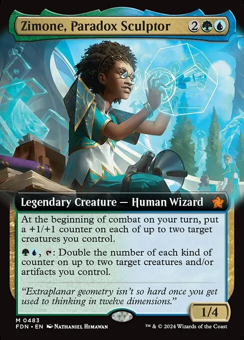 Zimone, Paradox Sculptor · Foundations 483/771
