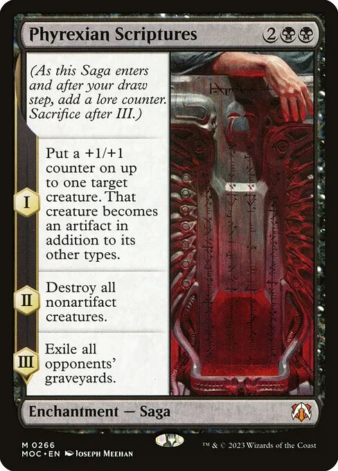 Phyrexian Scriptures · March of the Machine Commander 266/450