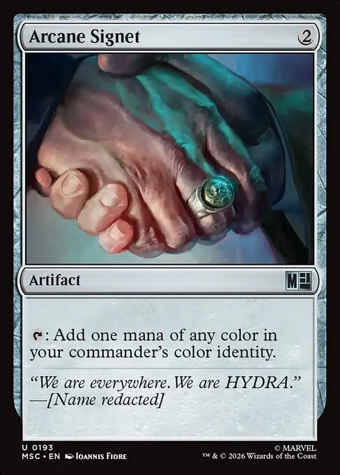 Arcane Signet · Marvel Super Heroes Commander 193/9
