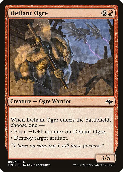 Defiant Ogre · Fate Reforged 96/191
