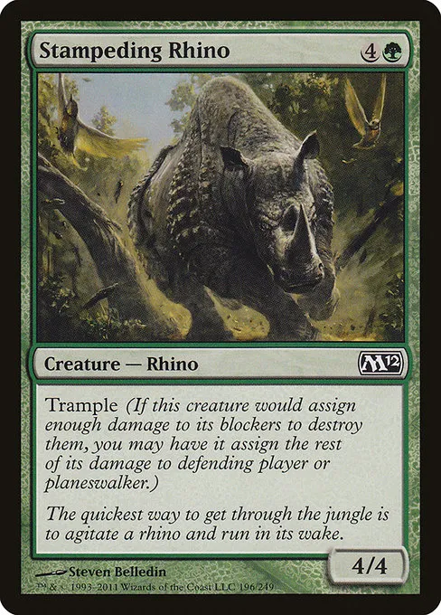 Stampeding Rhino · Magic 2012 196/249