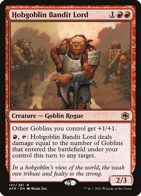 Hobgoblin Bandit Lord · Adventures in the Forgotten Realms 147/424