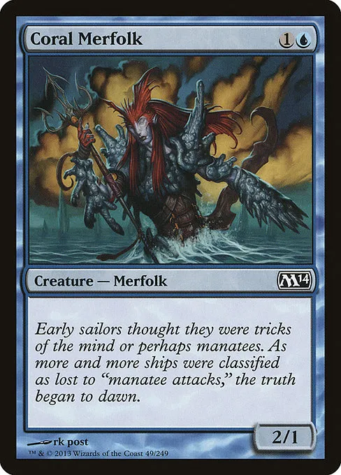 Coral Merfolk · Magic 2014 49/249