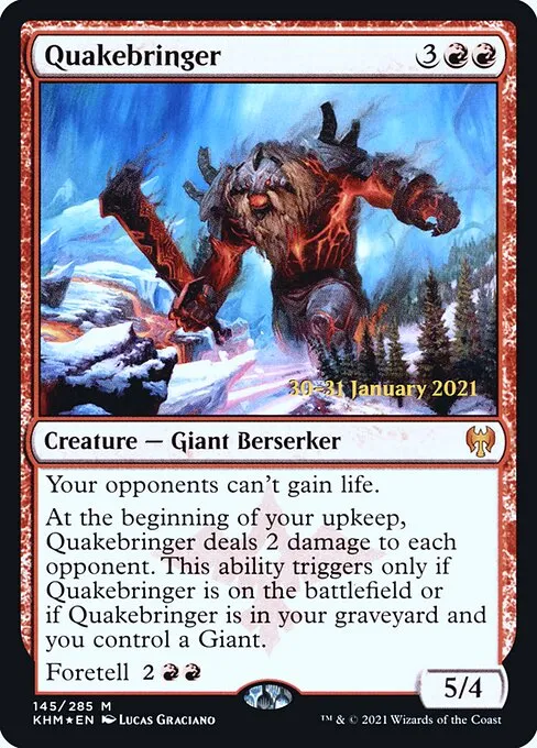 Quakebringer · Kaldheim Promos 145s/158