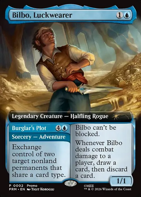 Bilbo, Luckwearer // Burglar's Plot · Wizards Play Network 2026 11/13