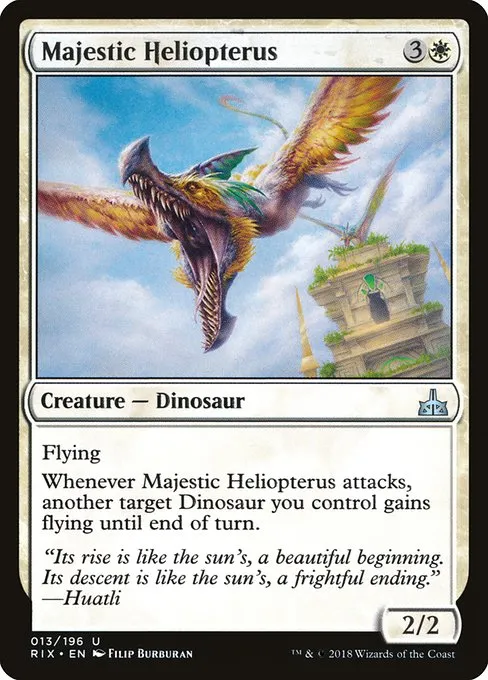 Majestic Heliopterus · Rivals of Ixalan 13/205