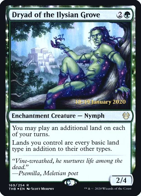 Dryad of the Ilysian Grove · Theros Beyond Death Promos 169s/137