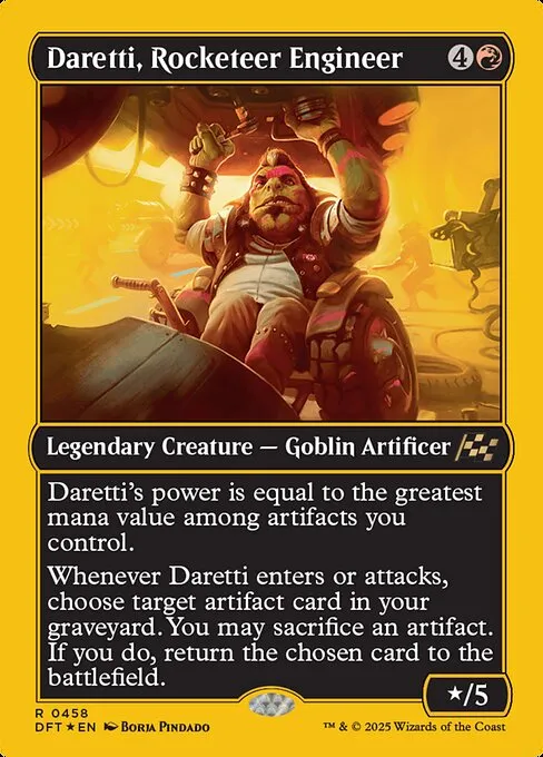 Daretti, Rocketeer Engineer · Aetherdrift 458/553