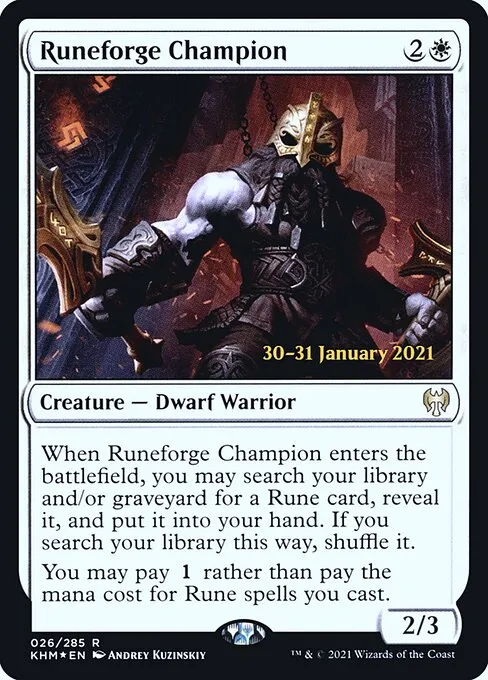 Runeforge Champion · Kaldheim Promos 26s/158