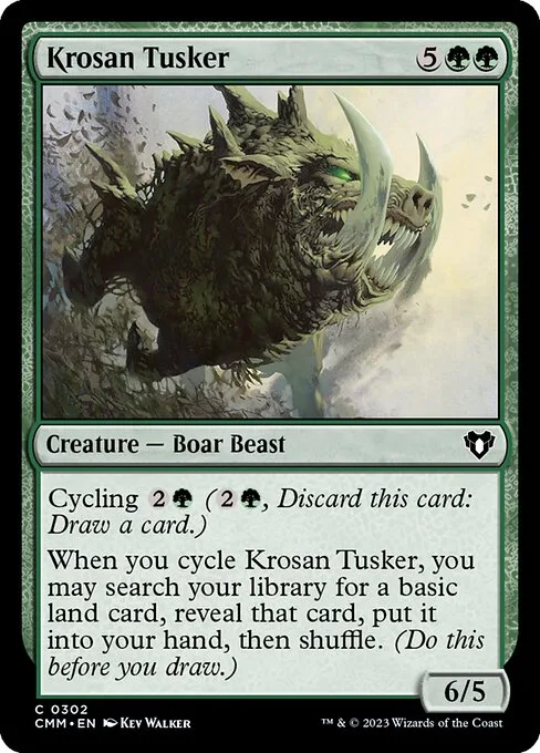 Krosan Tusker · Commander Masters 302/1067