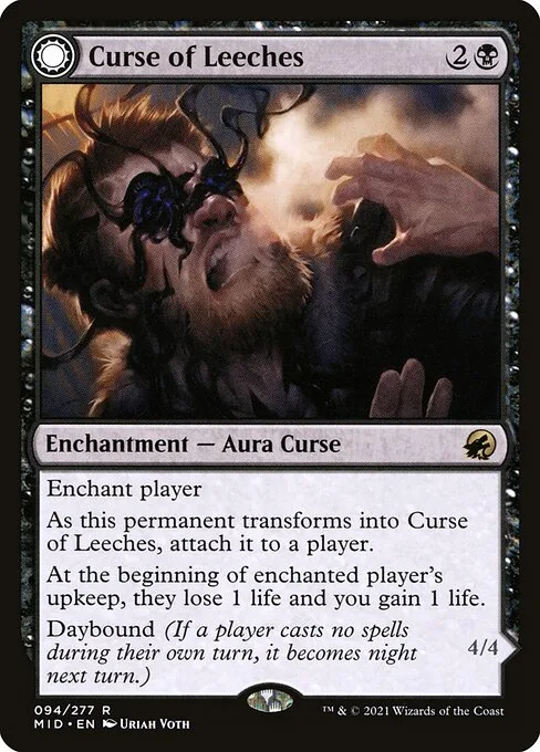 Curse of Leeches // Leeching Lurker · Innistrad: Midnight Hunt 94/399