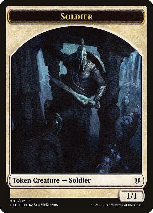 Soldier · Commander 2016 Tokens 5/21