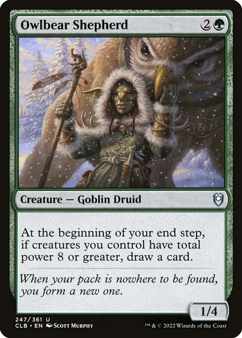 Owlbear Shepherd · Commander Legends: Battle for Baldur's Gate 247/936