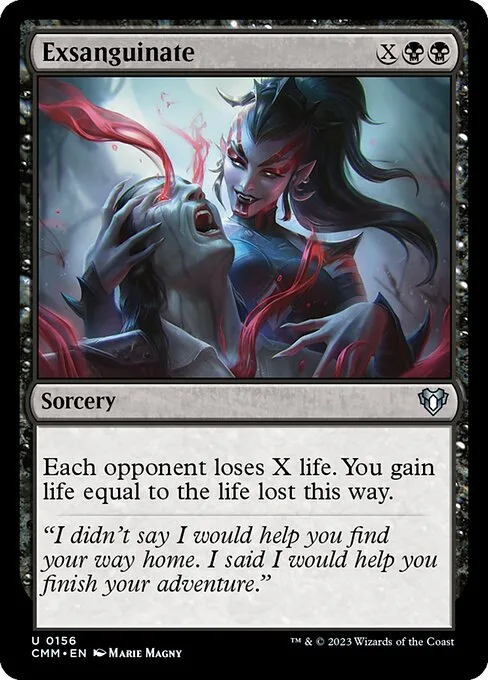 Exsanguinate · Commander Masters 156/1067