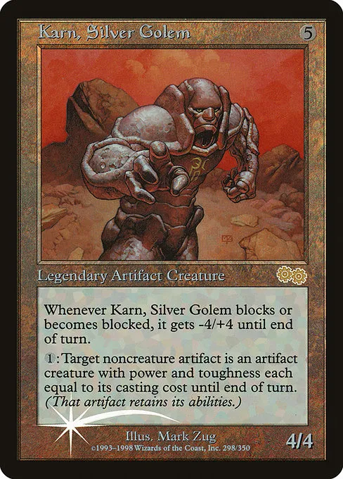 Karn, Silver Golem · Arena League 1999 8/10