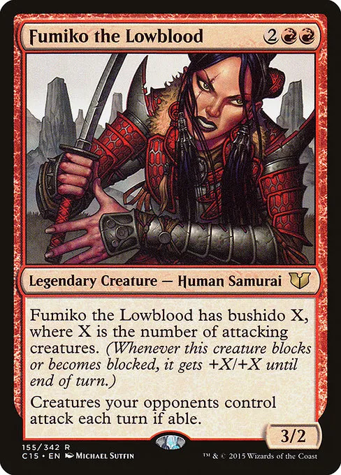 Fumiko the Lowblood · Commander 2015 155/342