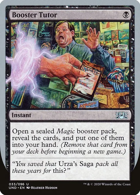 Booster Tutor · Unsanctioned 33/96