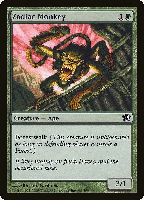 Zodiac Monkey · Ninth Edition 285★/710