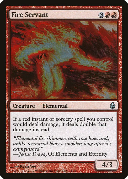 Fire Servant · Premium Deck Series: Fire and Lightning 15/34