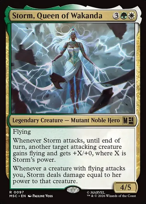 Storm, Queen of Wakanda · Marvel Super Heroes Commander 97/9