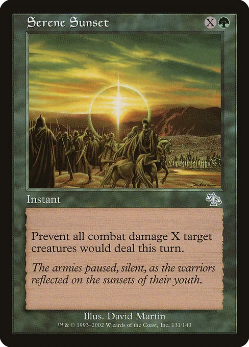 Serene Sunset · Judgment 131/143