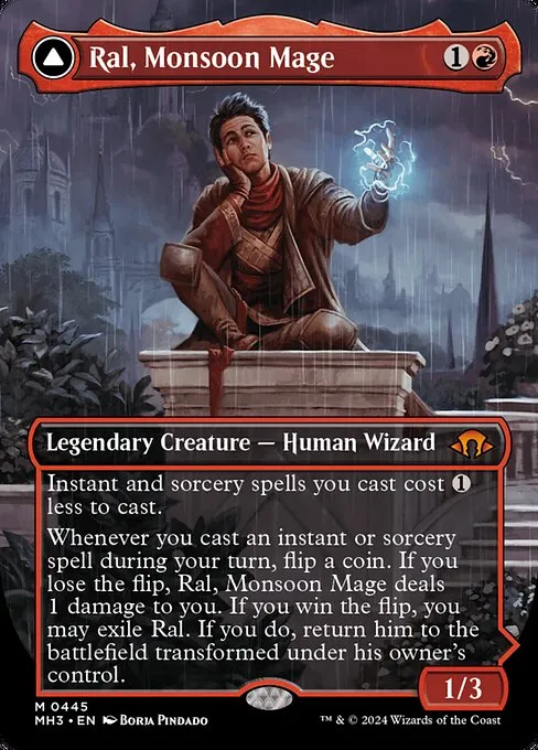 Ral, Monsoon Mage // Ral, Leyline Prodigy · Modern Horizons 3 445/528
