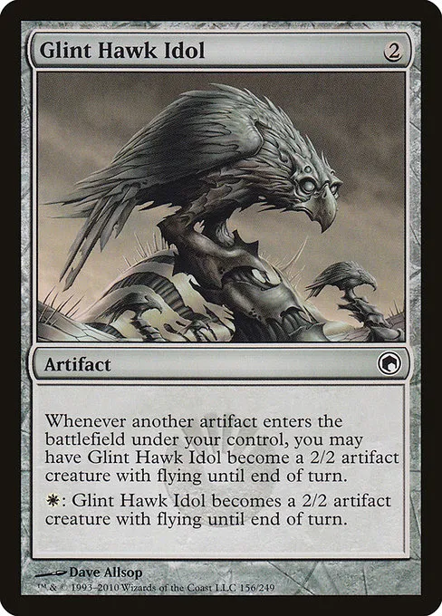 Glint Hawk Idol · Scars of Mirrodin 156/249
