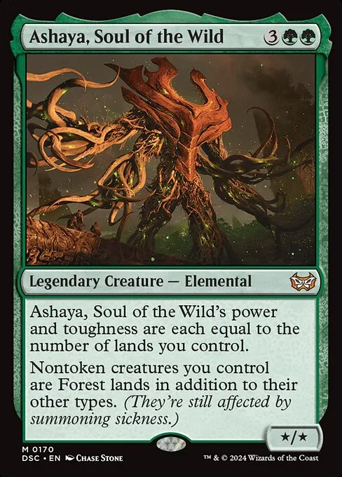 Ashaya, Soul of the Wild · Duskmourn: House of Horror Commander 170/373