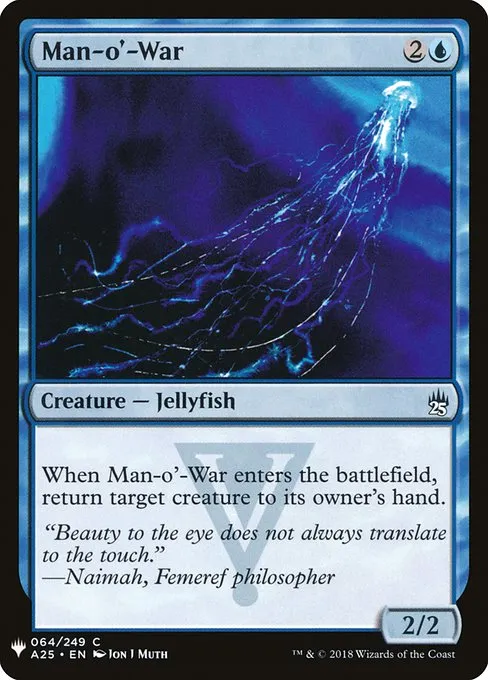 Man-o'-War · The List A25-64/5050