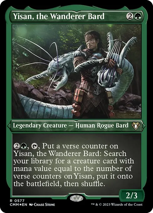 Yisan, the Wanderer Bard · Commander Masters 577/1067
