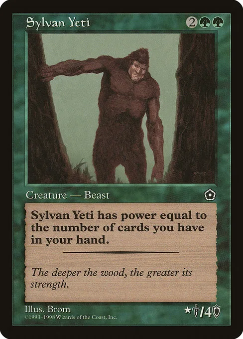 Sylvan Yeti · Portal Second Age 147/165