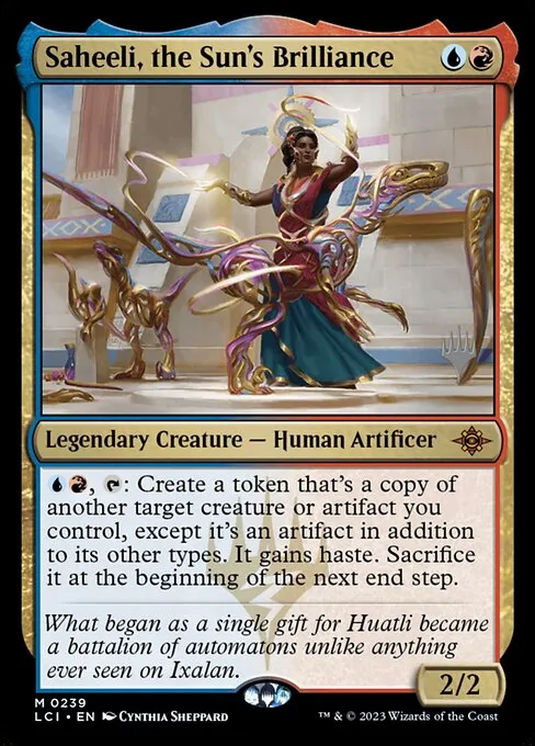 Saheeli, the Sun's Brilliance · The Lost Caverns of Ixalan Promos 239p/136
