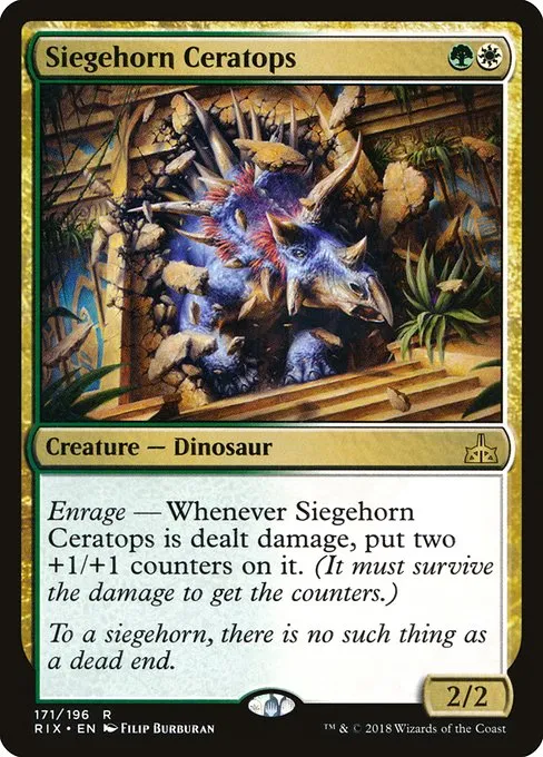Siegehorn Ceratops · Rivals of Ixalan 171/205