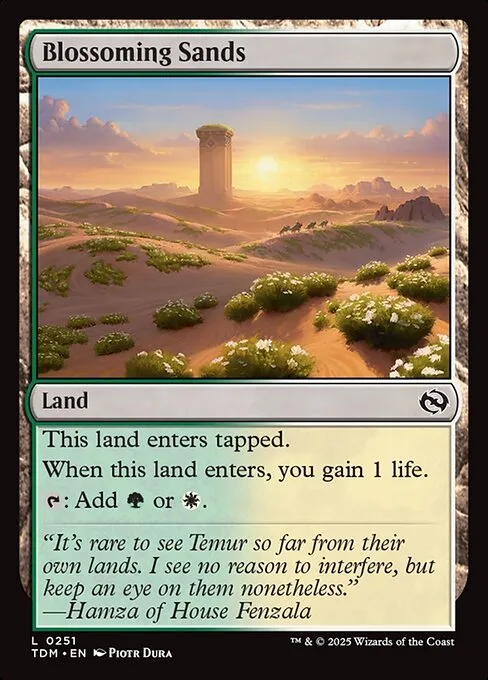 Blossoming Sands · Tarkir: Dragonstorm 251/427