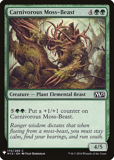 Carnivorous Moss-Beast · The List M15-170/5050