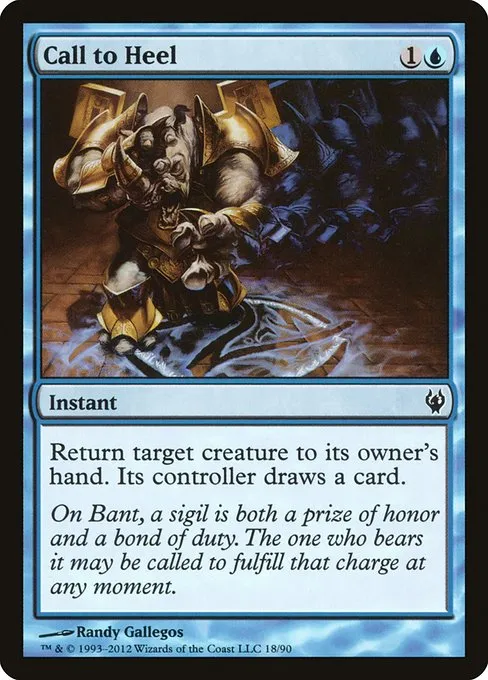 Call to Heel · Duel Decks: Izzet vs. Golgari 18/90