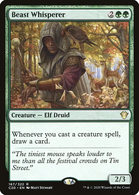 Beast Whisperer · Commander 2020 167/322