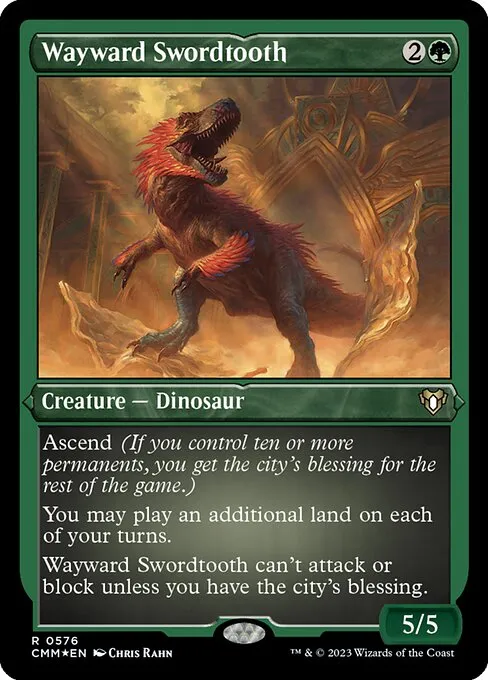 Wayward Swordtooth · Commander Masters 576/1067