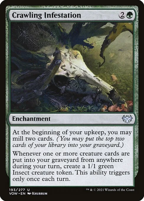 Crawling Infestation · Innistrad: Crimson Vow 193/423