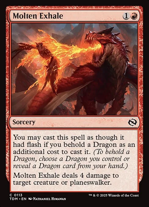 Molten Exhale · Tarkir: Dragonstorm 113/427