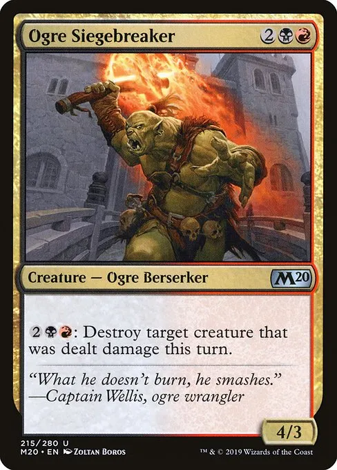 Ogre Siegebreaker · Core Set 2020 215/346