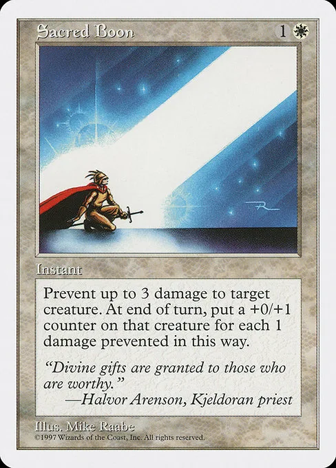 Sacred Boon · Fifth Edition 57/460
