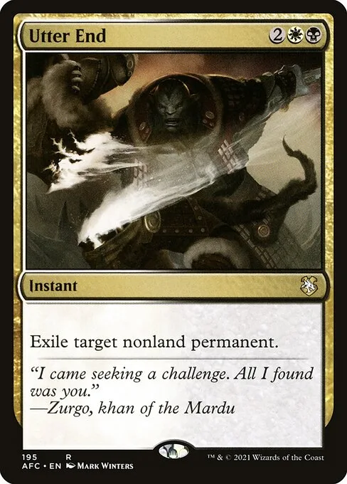 Utter End · Forgotten Realms Commander 195/331