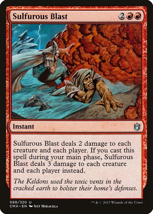 Sulfurous Blast · Commander Anthology 88/320