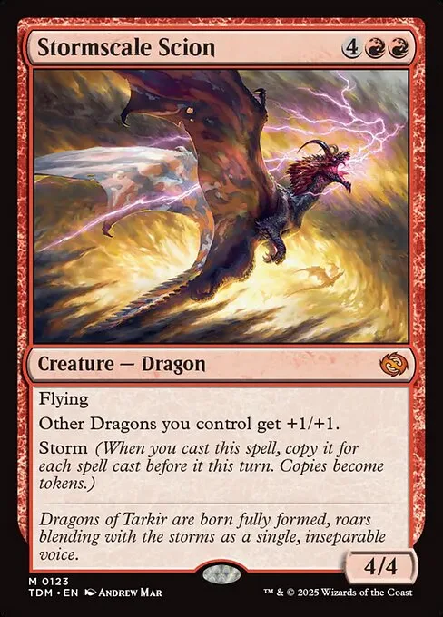 Stormscale Scion · Tarkir: Dragonstorm 123/427