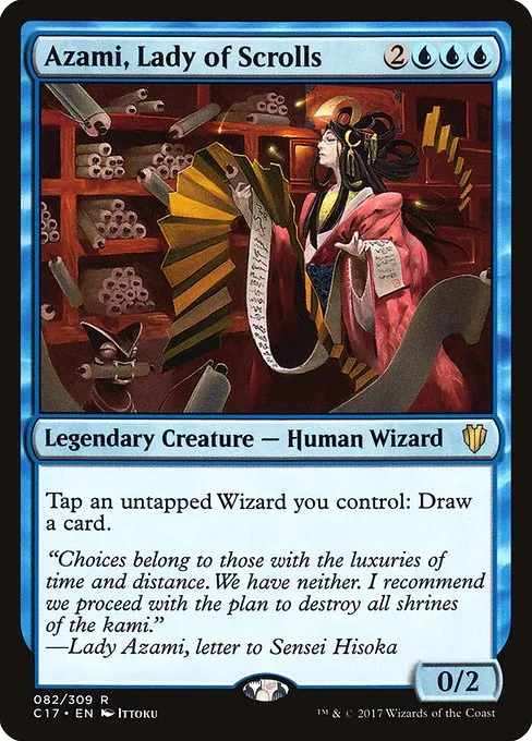 Azami, Lady of Scrolls · Commander 2017 82/309